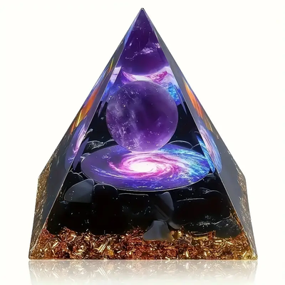 Amethyst Orgone Pyramid